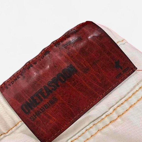 Free People White & Cream One Teaspoon Jeans – Size M – Like New - Picture 4 of 7